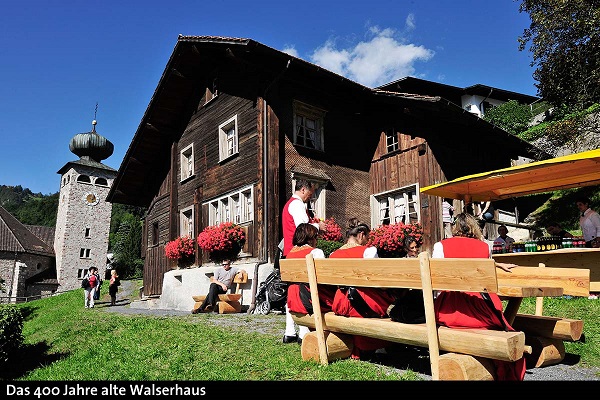 Walserhaus in Triesenberg, Fürstentum Liechtenstein