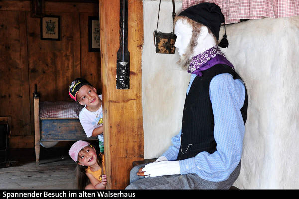 Im 450 Jahre alten Walserhaus